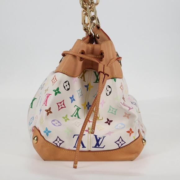 LOUIS VUITTON Monogram Multicolor Ursula Tote Bag White M40123 - Picture 4 of 16